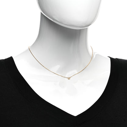 Cartier 18K Yellow Gold Diamond SM D'Amour Pendant Necklace 2 of 5
