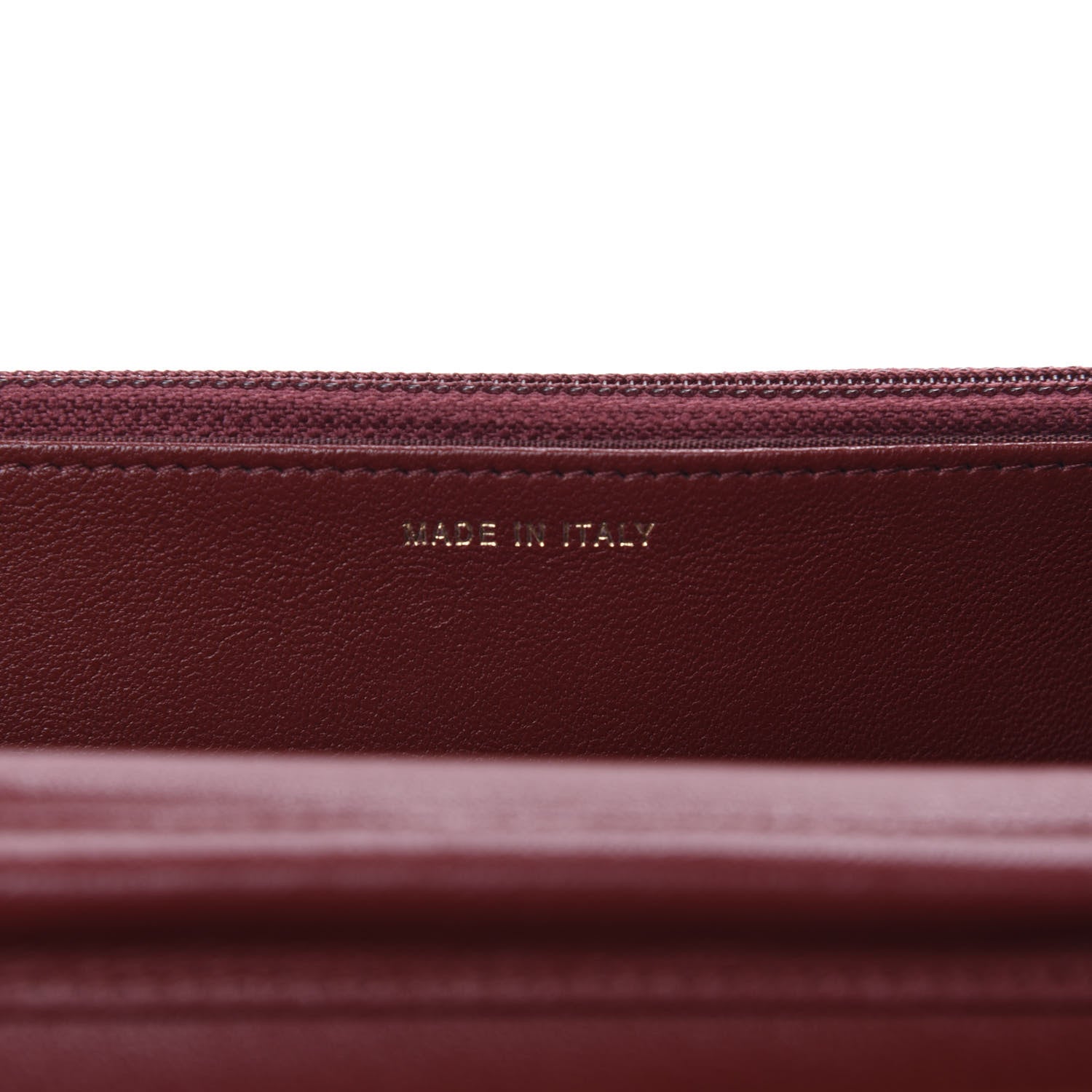 Chanel Lambskin Quilted Infinity Wallet On Chain WOC Burgundy 9 of 12