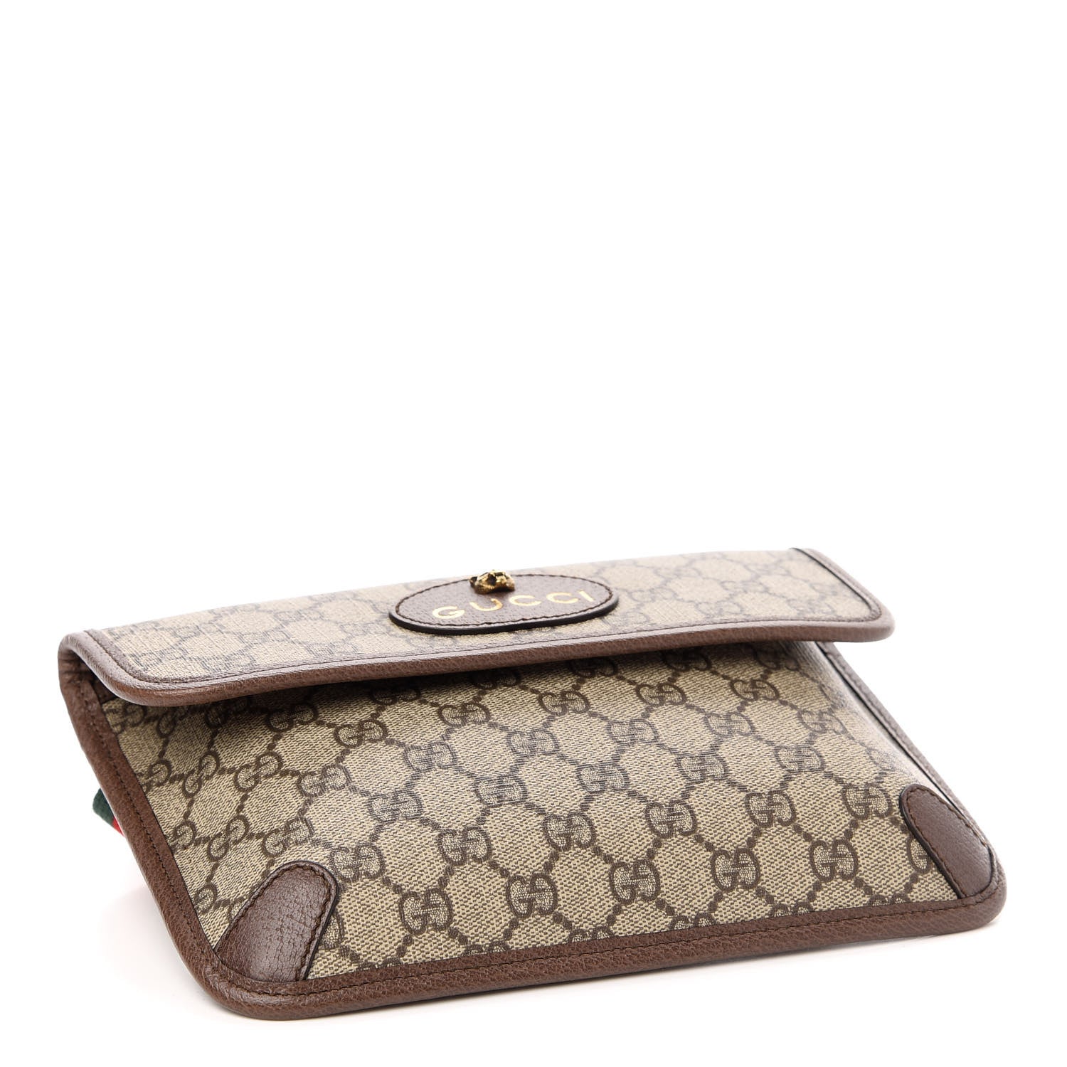 Gucci GG Supreme Monogram Neo Vintage Web Belt Bag Brown 4 of 11