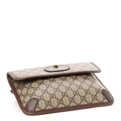 Gucci GG Supreme Monogram Neo Vintage Web Belt Bag Brown 4 of 11