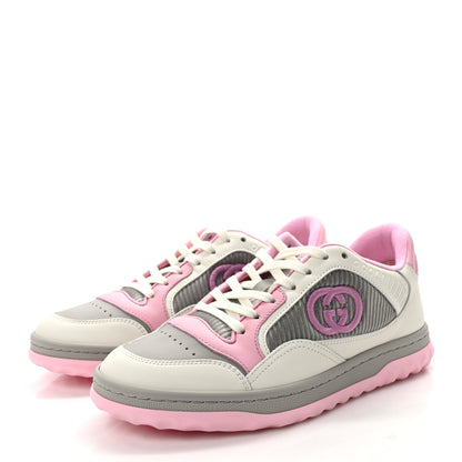 Gucci Dali Soft Calfskin Womens Mac80 Sneakers 36 Off White Grey Sky Light Rose 3 of 8