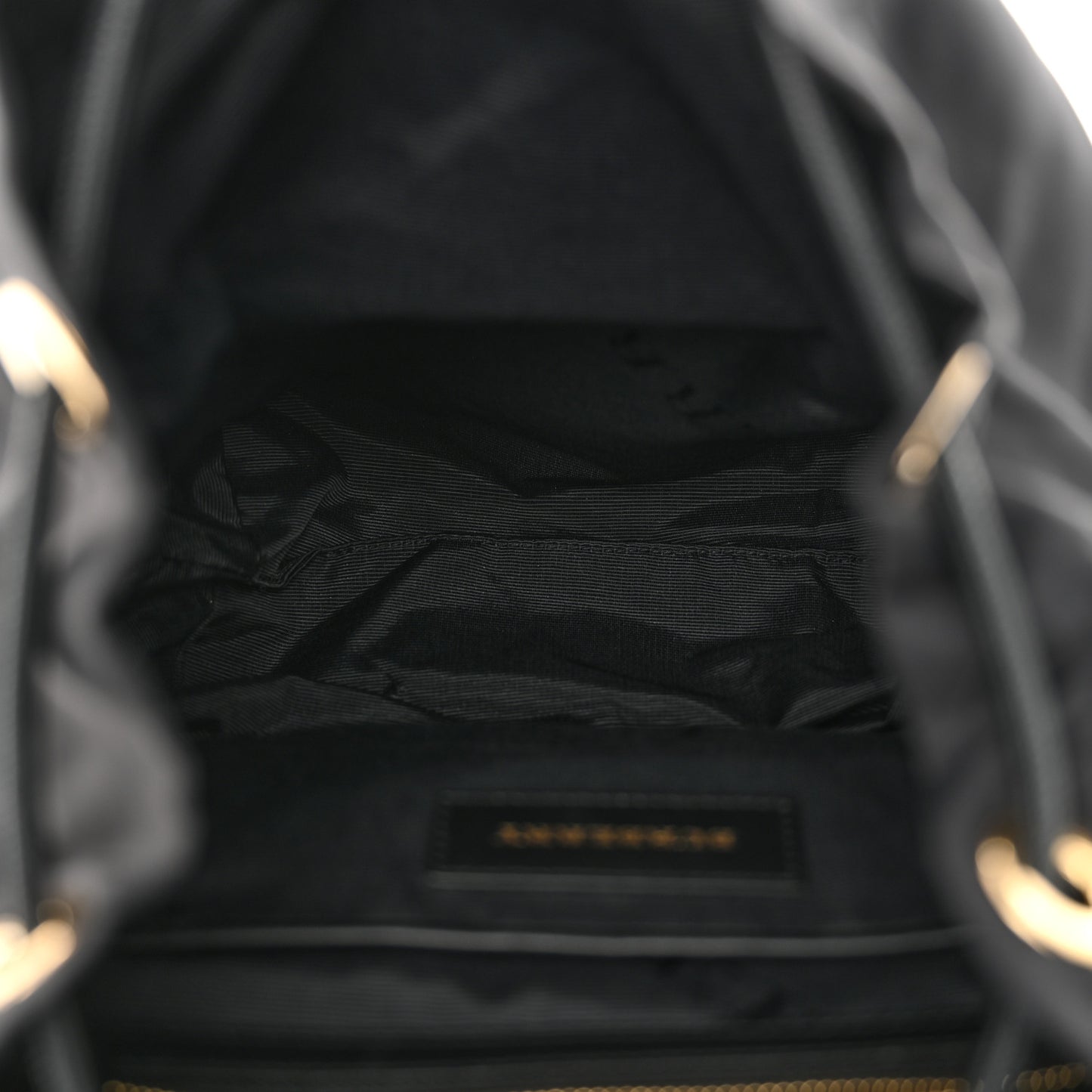 Nylon Medium Rucksack Backpack Black