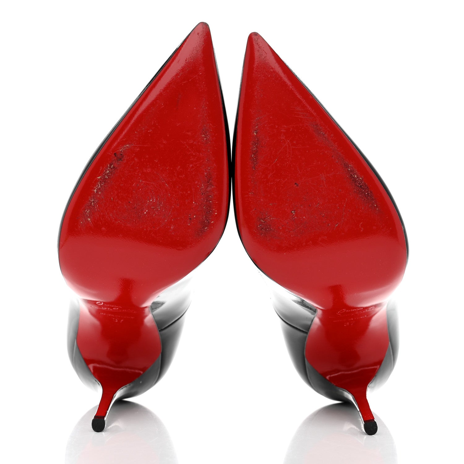 Christian Louboutin Patent So Kate 120 Pumps 37 Black 5 of 7