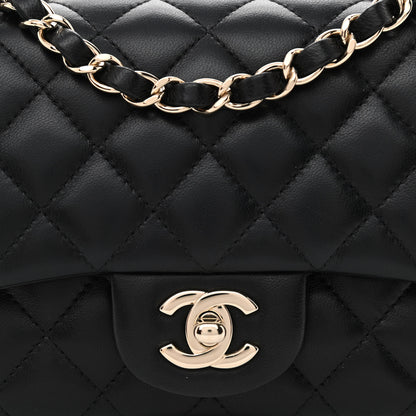 Chanel Lambskin Quilted Mini Square Flap Black 8 of 10