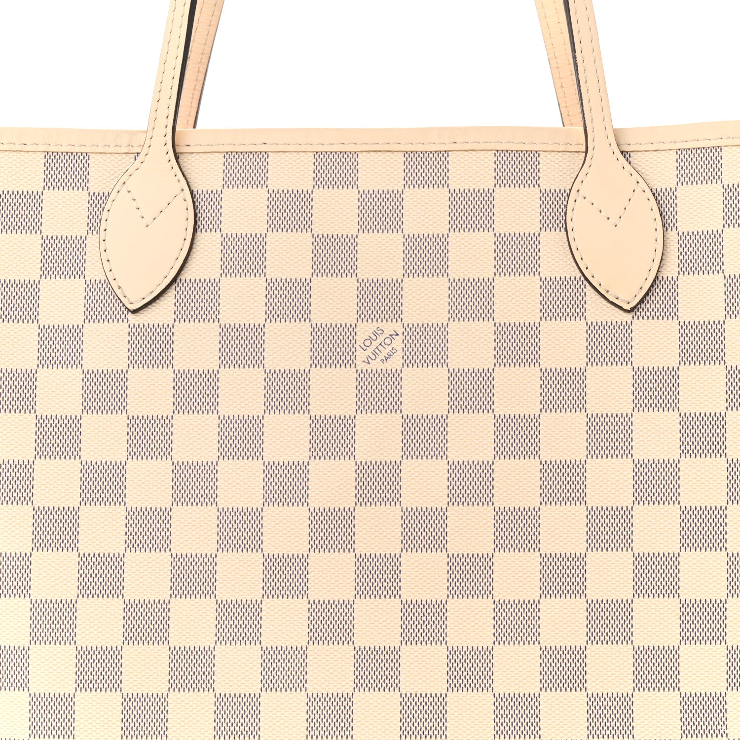 Louis Vuitton Damier Azur Braided Neverfull MM Pink 8 of 11