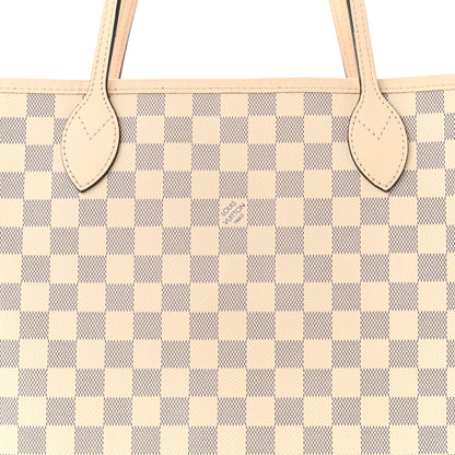 Louis Vuitton Damier Azur Braided Neverfull MM Pink 8 of 11