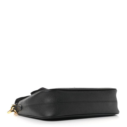 Prada Saffiano Lux Re-Edition 2005 Shoulder Bag Black 4 of 9