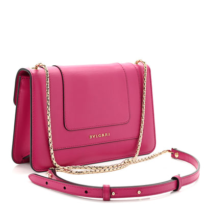 Bulgari Calfskin Serpenti Forever Crossbody Bag Pink 4 of 10