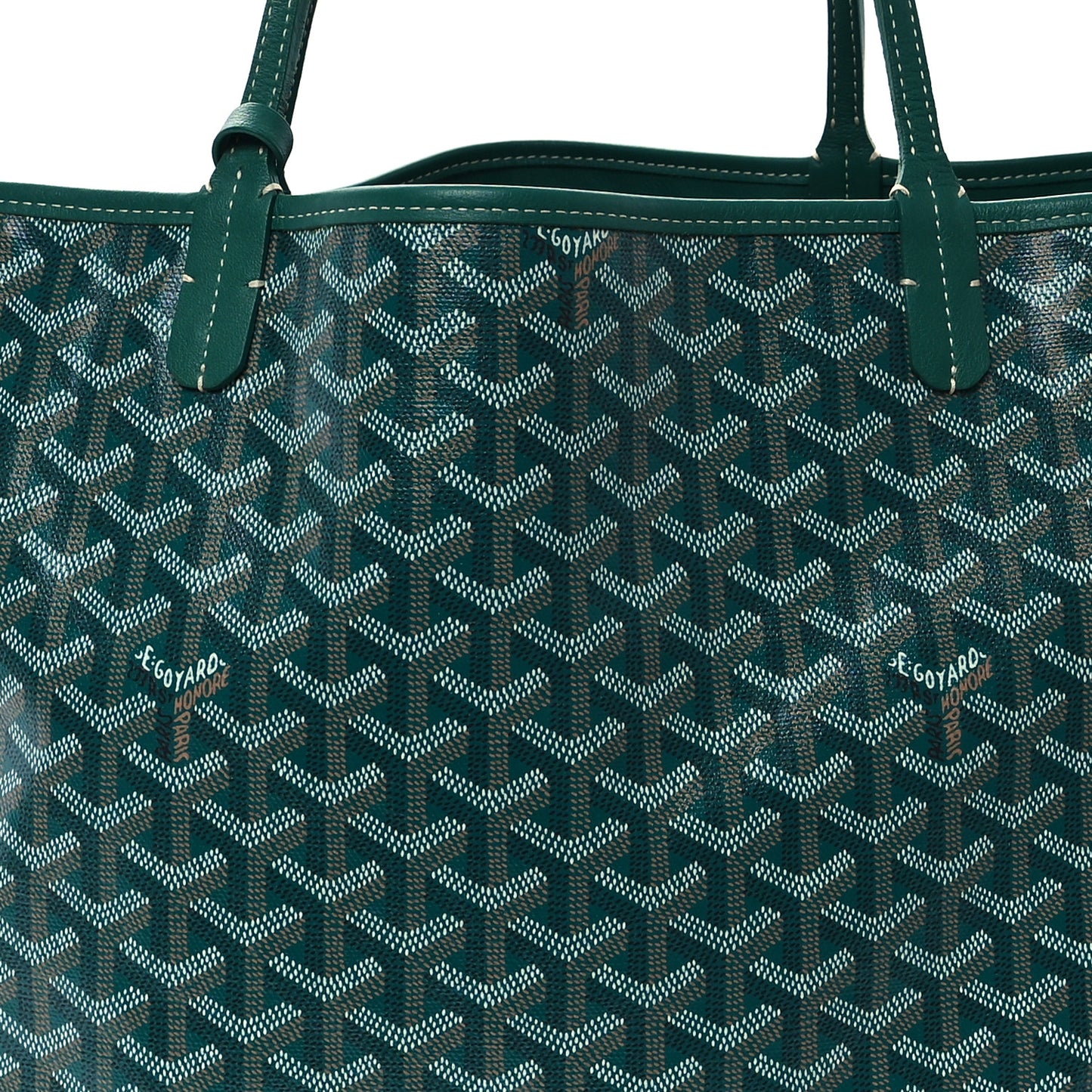 Goyardine Reversible Anjou GM Green