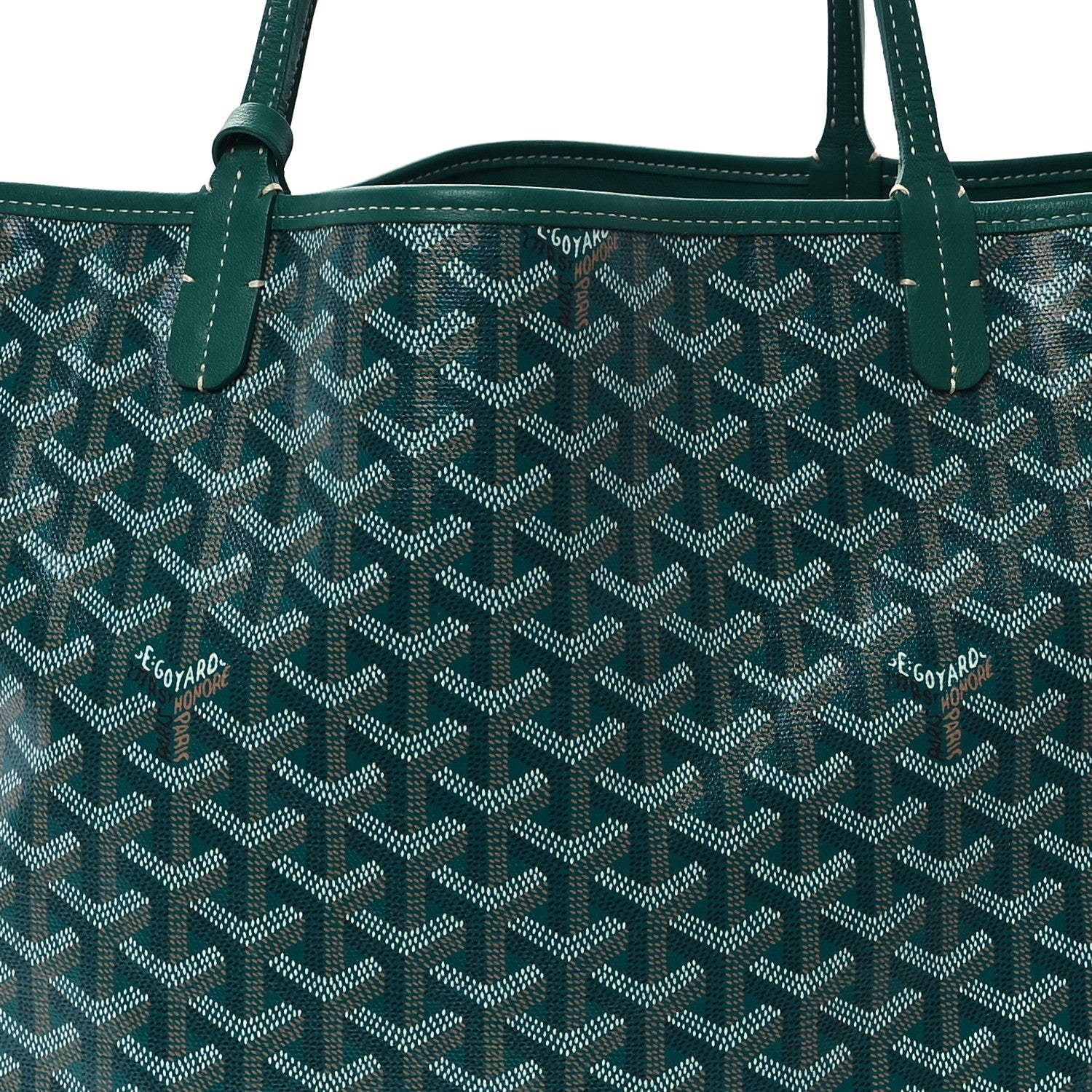 Goyard Goyardine Reversible Anjou GM Green 12 of 19