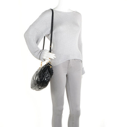 Miu Miu Lux Leather Small Matelasse Coffer Nero Black 2 of 16