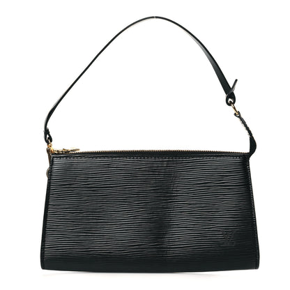 Louis Vuitton Epi Pochette Accessories 21 Black 1 of 10