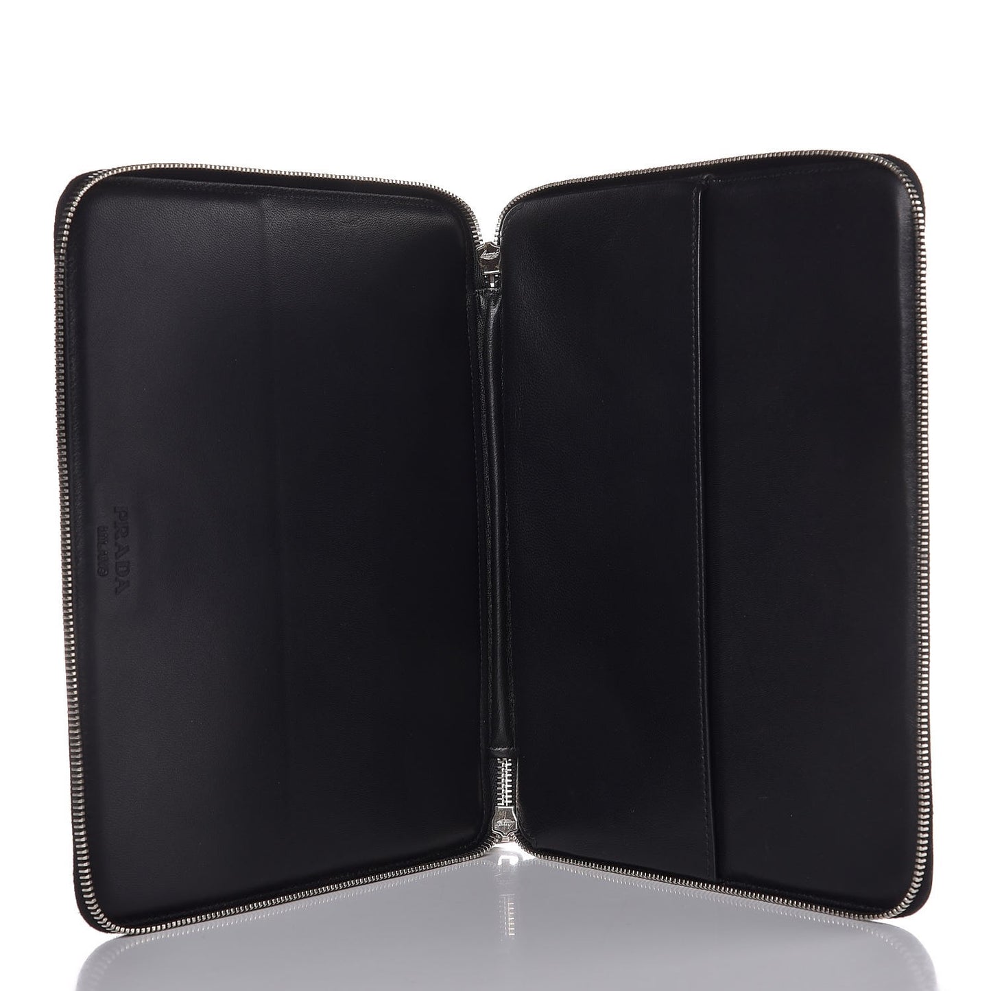 Saffiano Ipad Organizer Case Nero Black