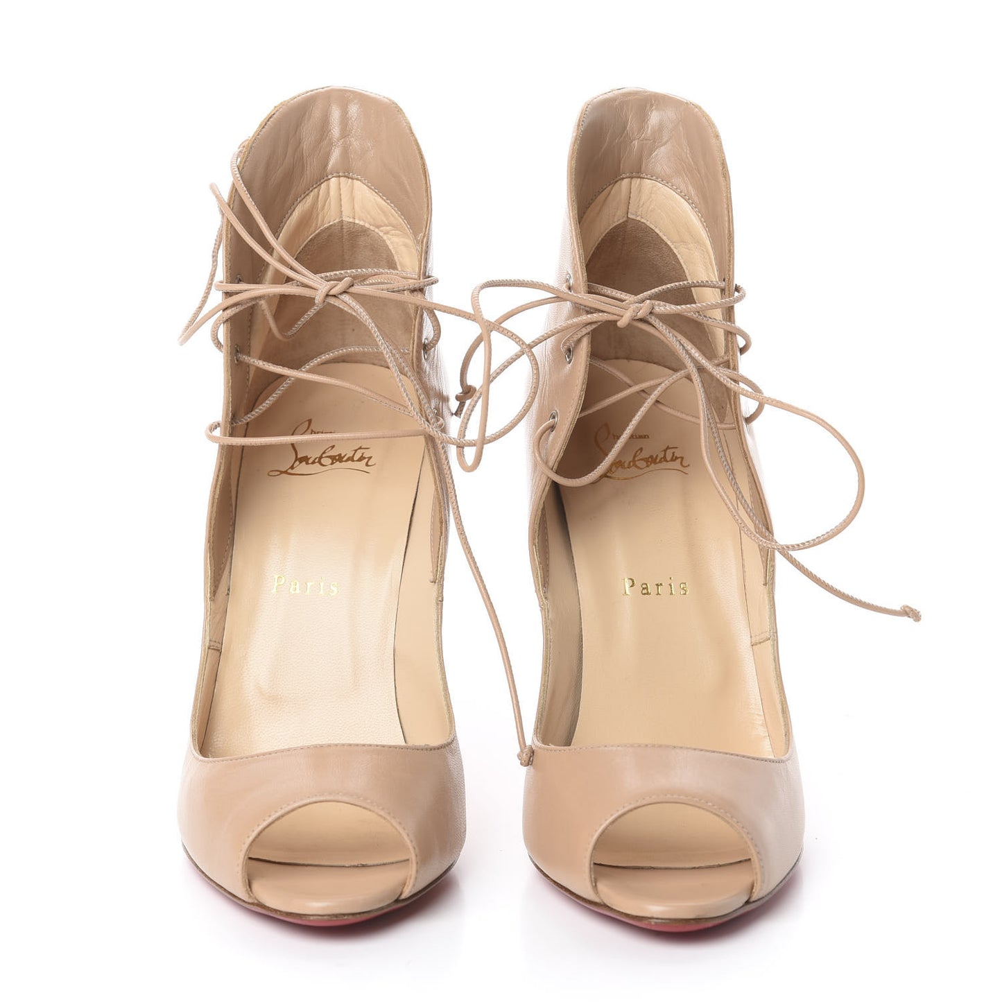 Kid Mega Vamp 100 Lace Up Pumps 39 Nude