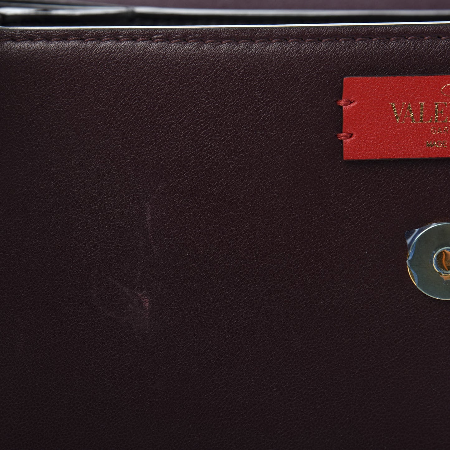 Smooth Calfskin Supervee Shoulder Bag Rubin