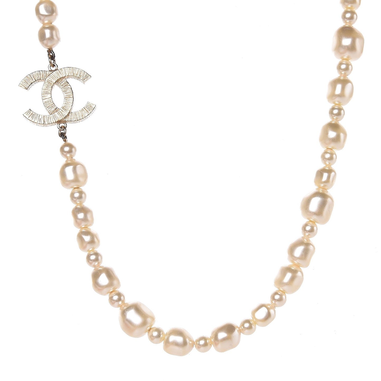 Baroque Pearl Short Necklace Gold