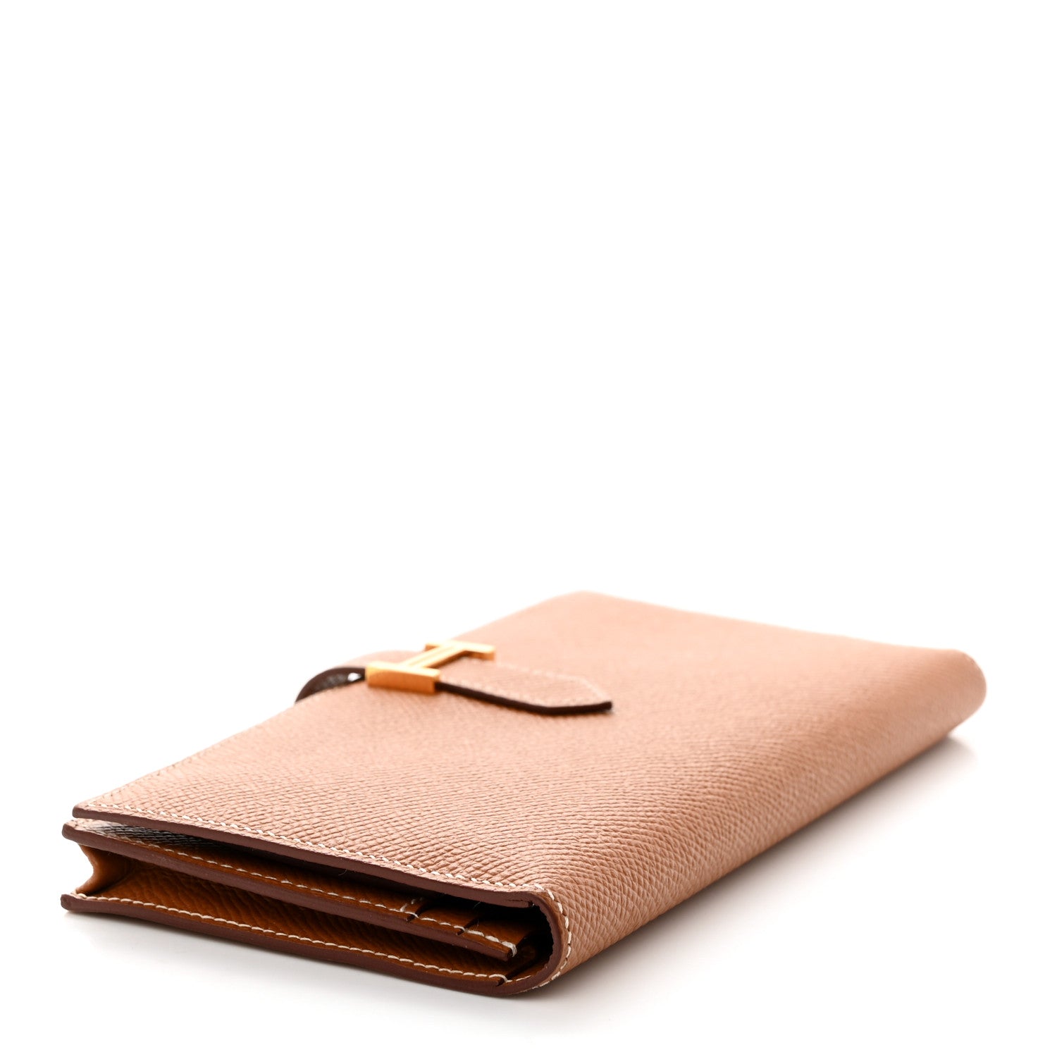 Hermes Epsom Bearn Gusset Wallet Gold 4 of 10