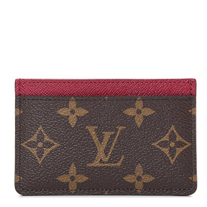 Louis Vuitton Monogram Card Holder Fuchsia 1 of 6