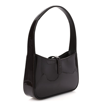 Saint Laurent Patent Calfskin Le 5 A 7 Mini Hobo Spicy Chocolate 3 of 11