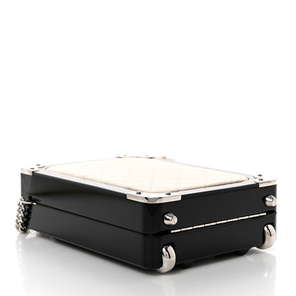 Chanel Plexiglass Lambskin Evening In The Air Mini Trolley Minaudiere Clutch 4 of 8