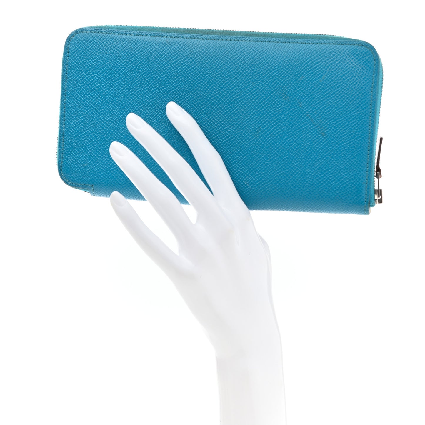 Epsom Silk'In Wallet Bleu Zanzibar