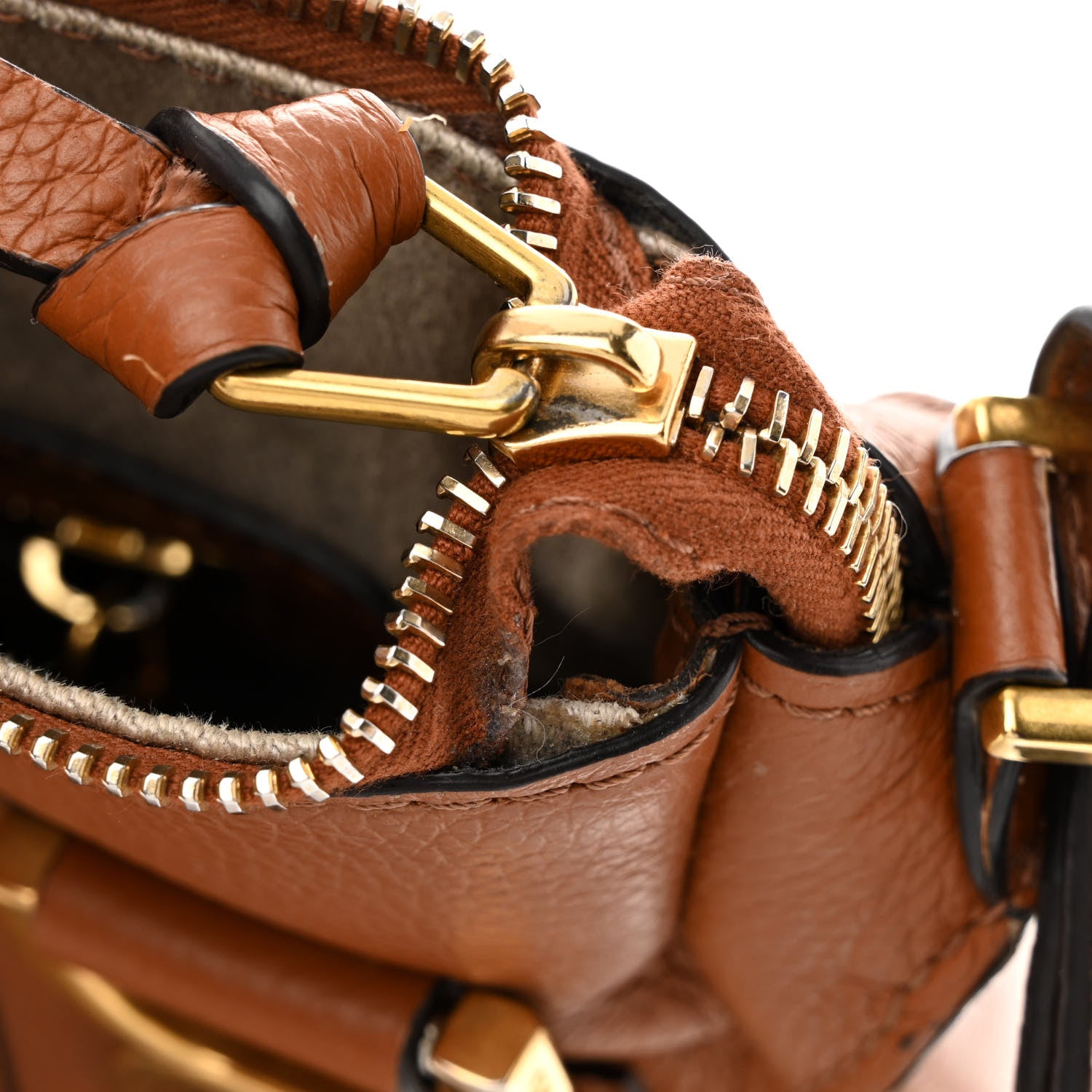 Chloe Calfskin Small Marcie Satchel Tan 13 of 20