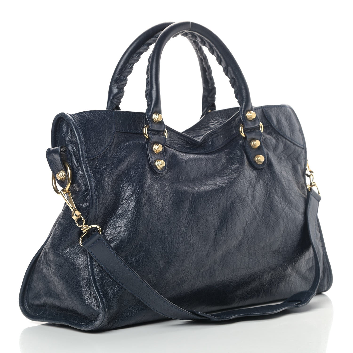 Balenciaga Agneau Giant 12 Gold Hardware City Bleu Obscur 3 of 12