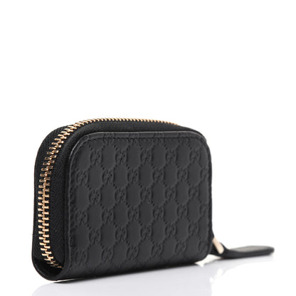 Gucci Microguccissima Zip Around Card Case Black 3 of 10