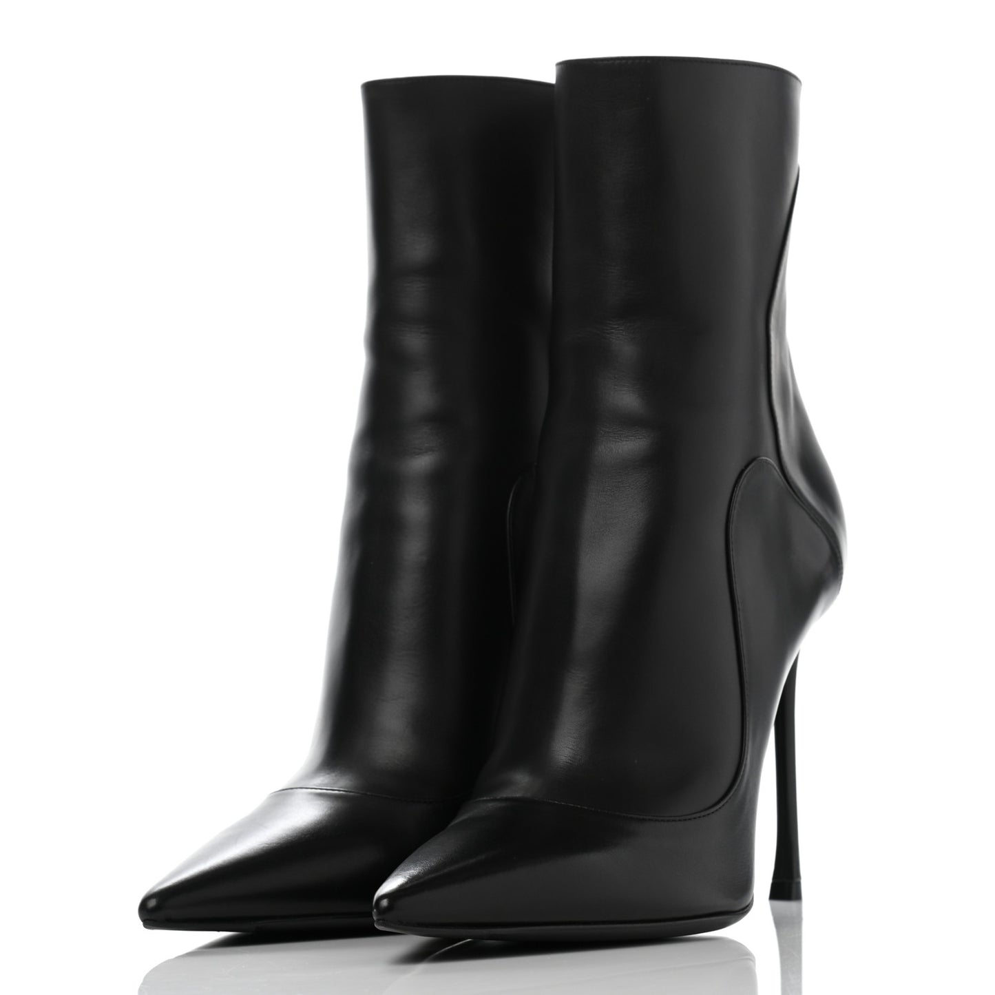 Calfskin Boots 38.5 Black