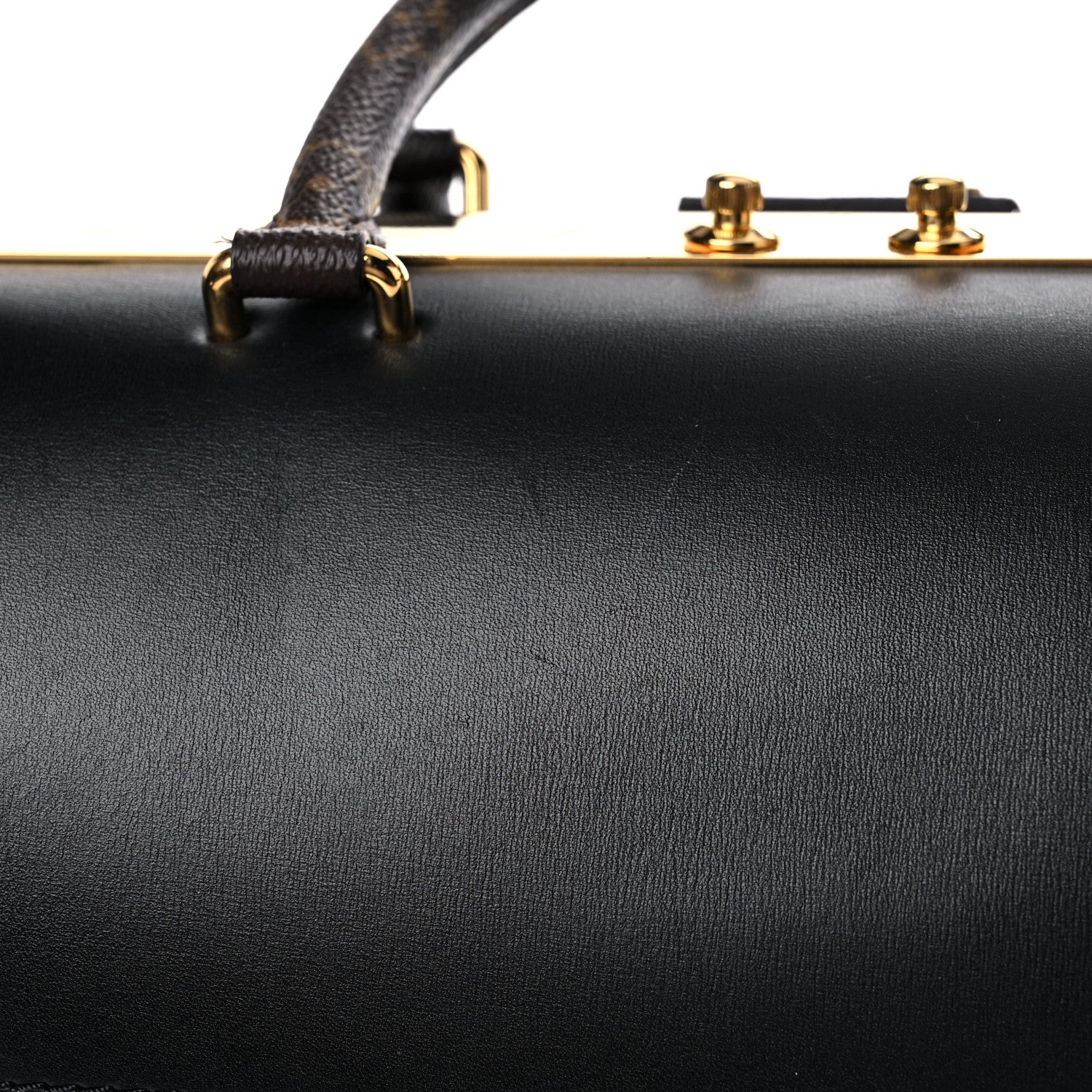 Louis Vuitton Calfskin Monogram Speedy Doctor 25 Black 20 of 33