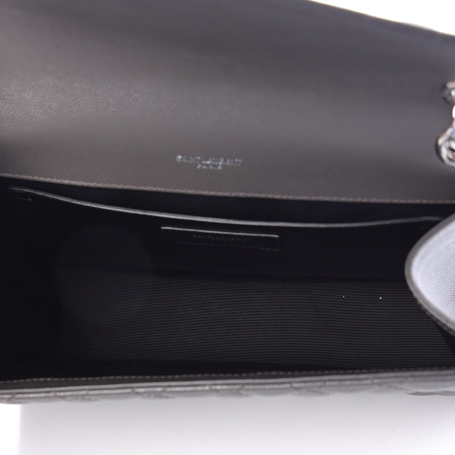 Saint Laurent Grain De Poudre Textured Mixed Matelasse Medium Triquilt Monogram Satchel Earth 5 of 9