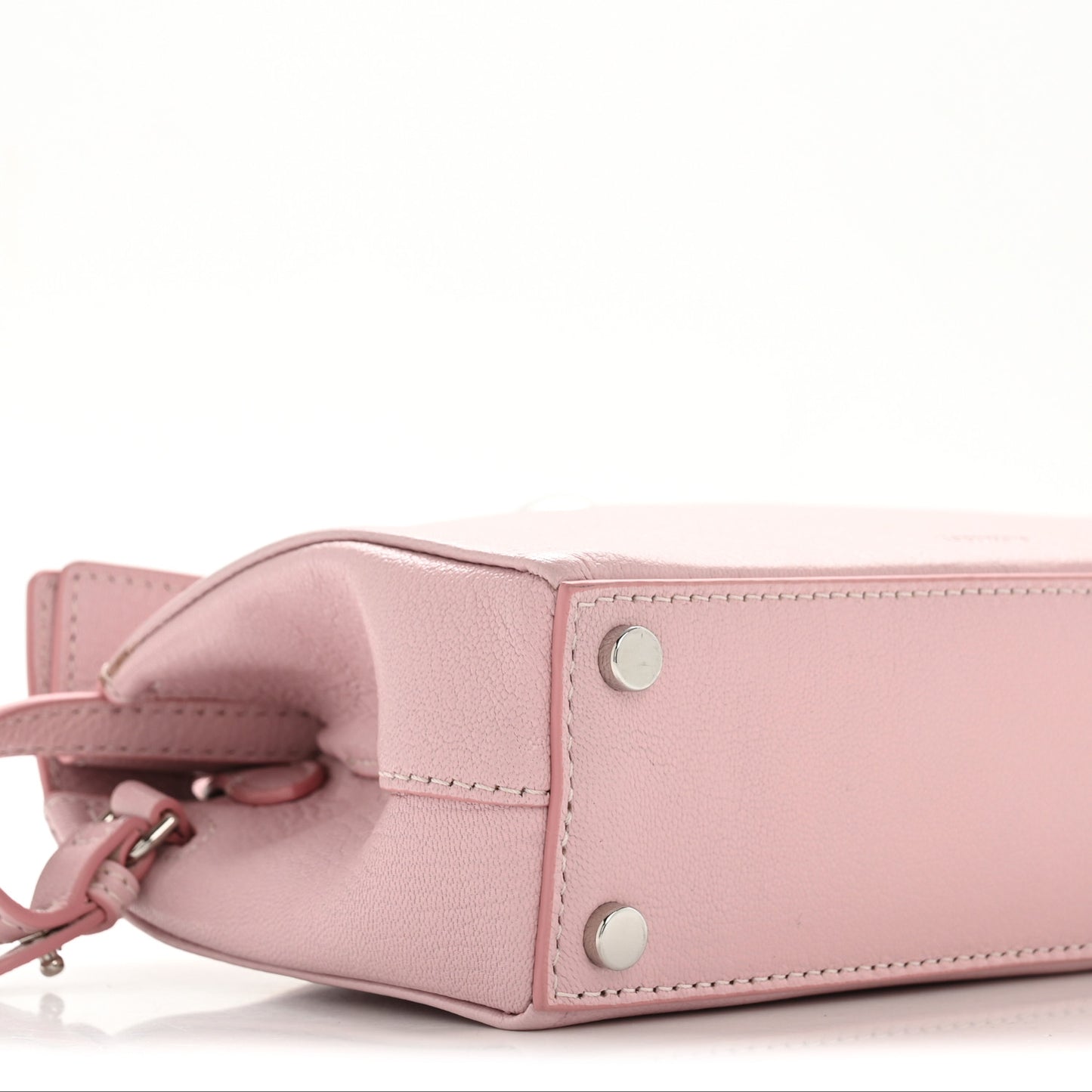 Goatskin Small Valerie Shoulder Bag Pale Pink