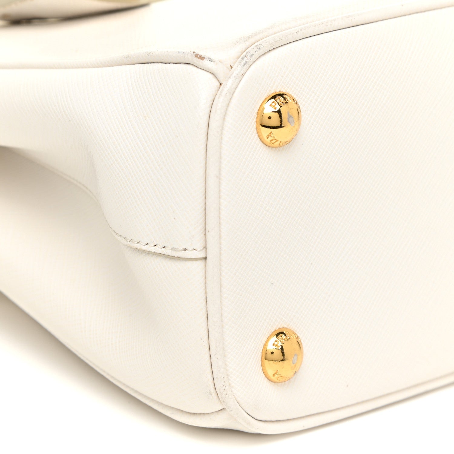 Prada Saffiano Lux Small Galleria Double Zip Tote White 8 of 17