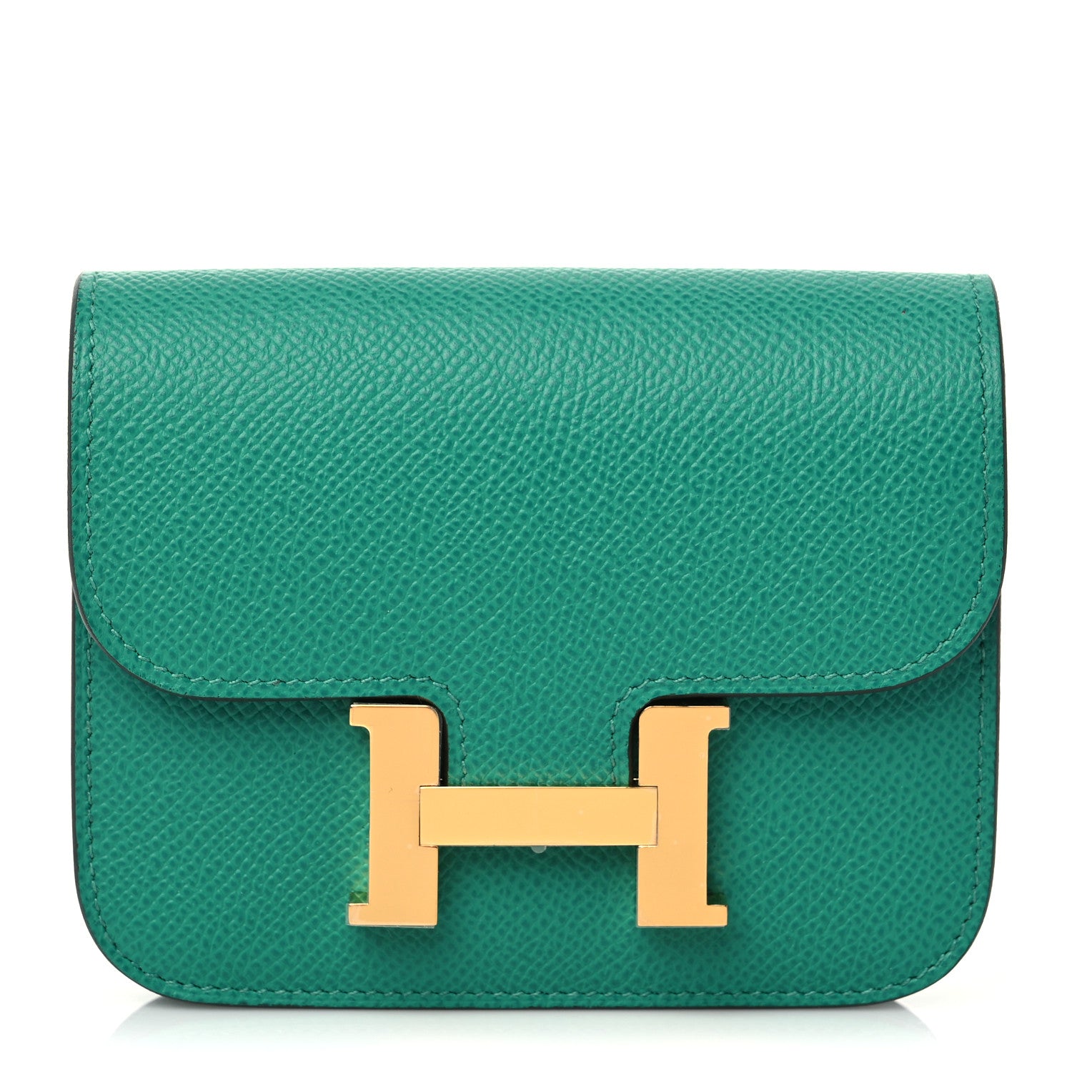 Hermes Epsom Constance Slim Wallet Vert Jade 1 of 9