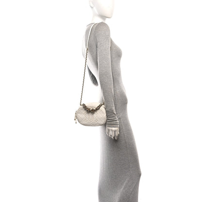 Chanel Lambskin Quilted Studded Case White 3 of 12
