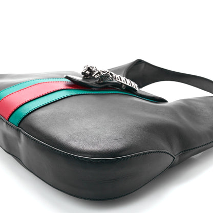 Gucci Calfskin Web Stripe Small Dionysus Hobo Black 12 of 12