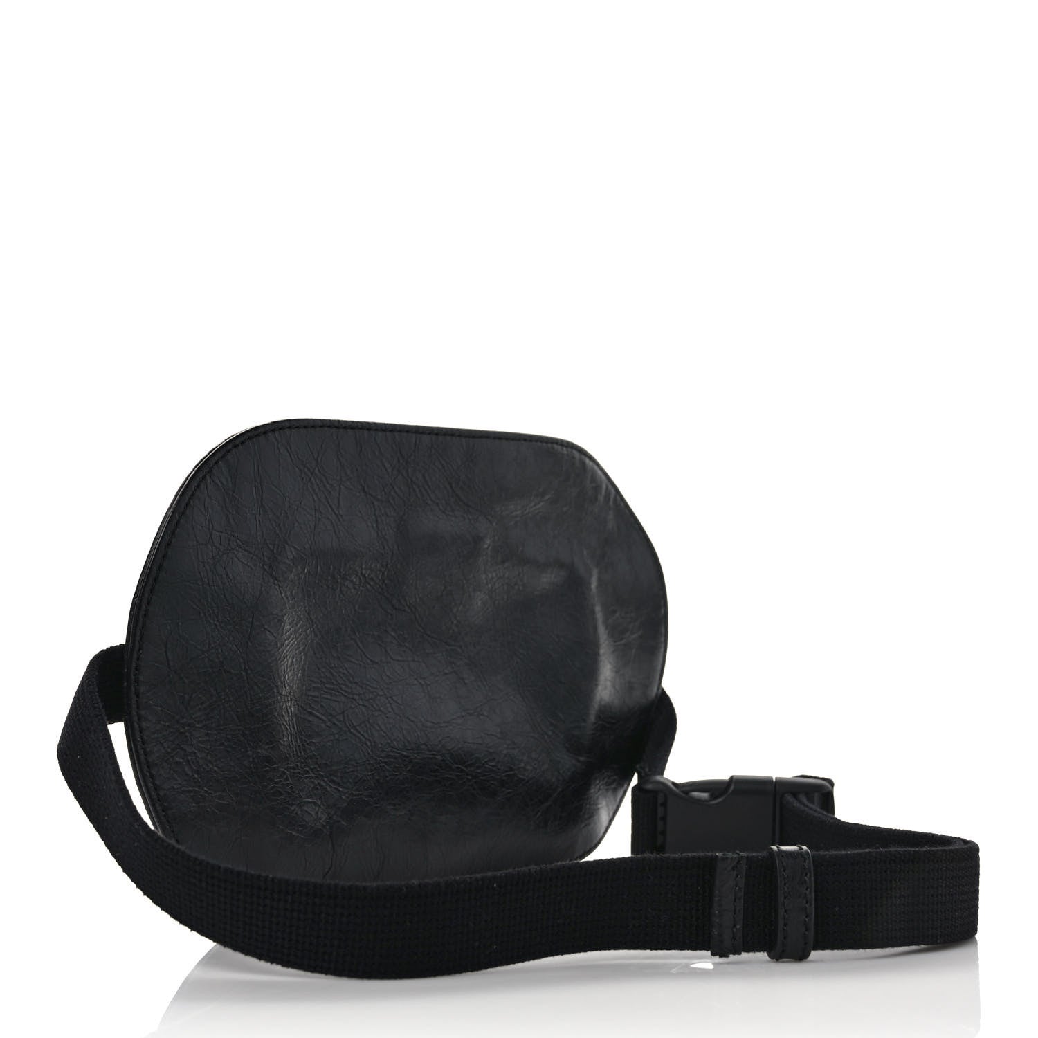 Gucci Fluffy Calfskin Morpheus Double Zip Belt Bag Black 3 of 9