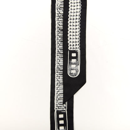 Hermes Silk Le Tresor De Medor Twilly Black White 2 of 4