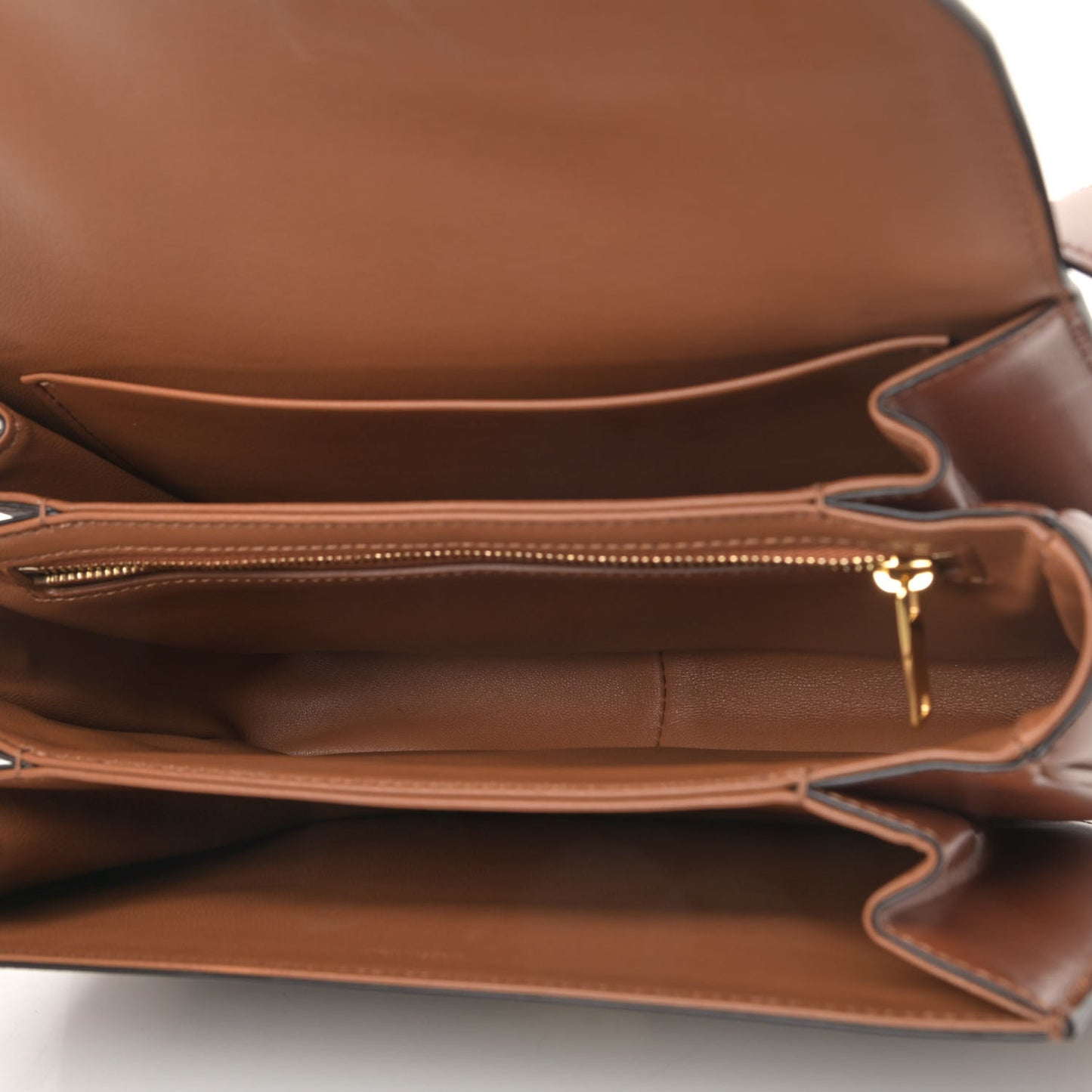 Canvas Calfskin Leopard Print Jacquard Classique Triomphe Bag Natural Tan