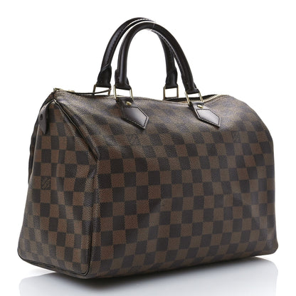 Louis Vuitton Damier Ebene Speedy 30 3 of 12
