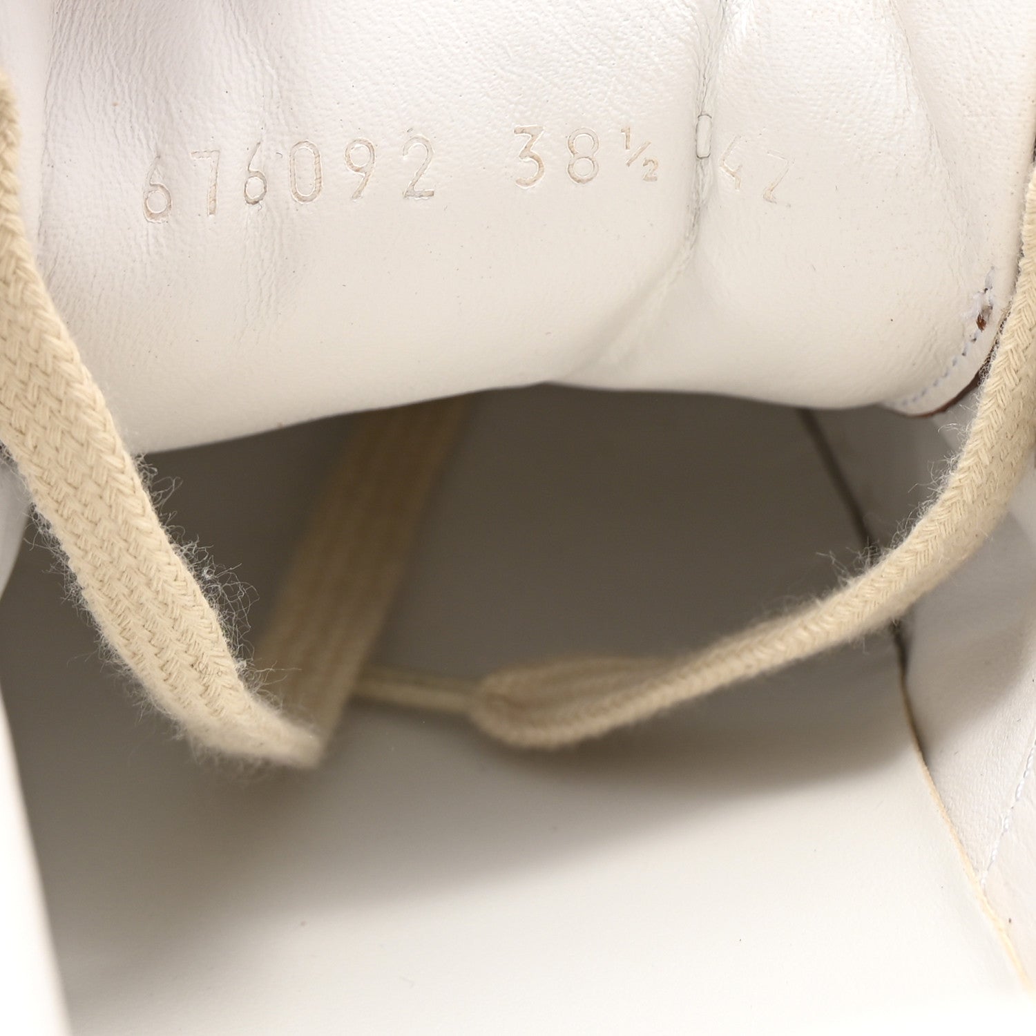 Gucci Calfskin GG Monogram Womens Platform 55mm Sneakers 38.5 Hezelnut Beige Ebony Mystic White 9 of 9