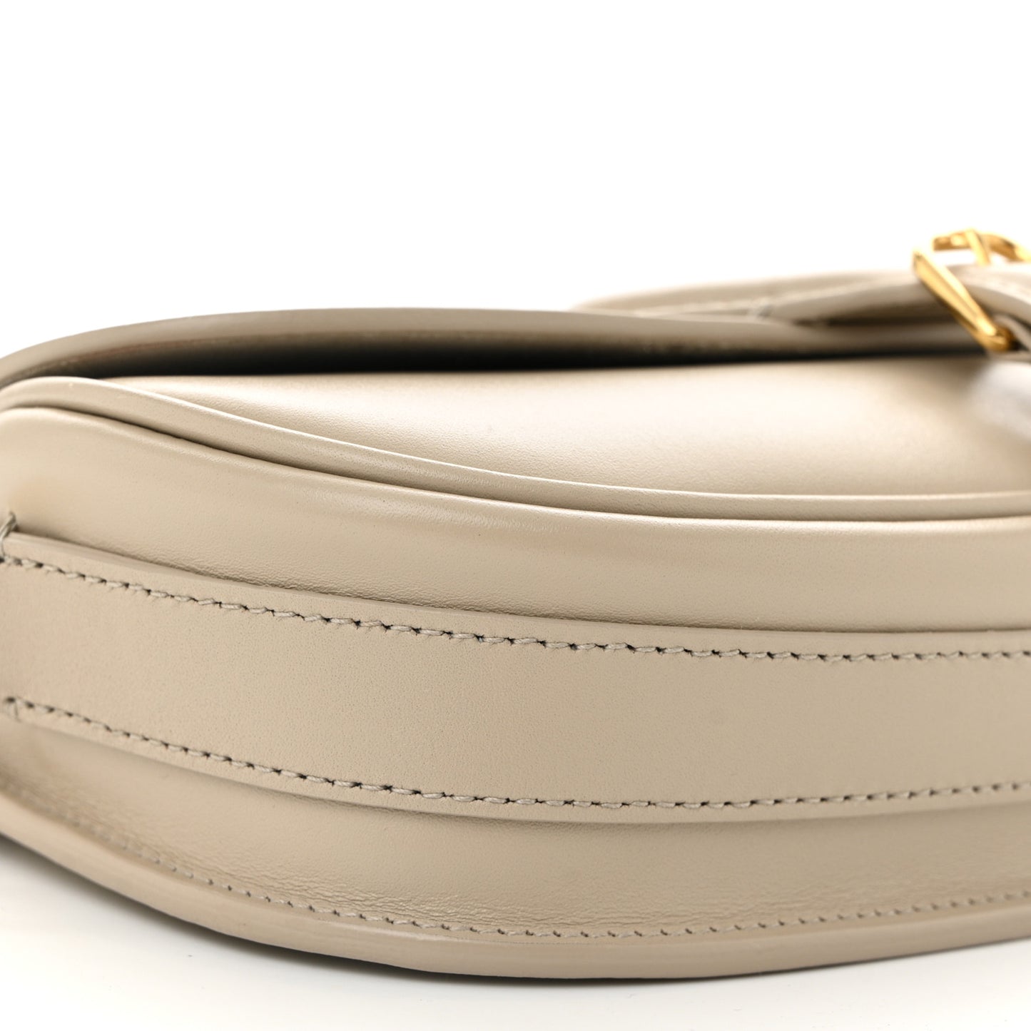 Box Calfskin East West Bobby Bag Beige
