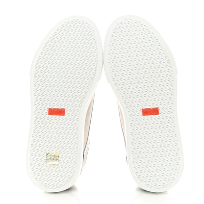 Hermes Canvas Calfskin Get Sneakers 38 Prunoir Blanc 5 of 8
