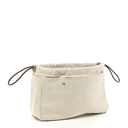 Hermes Canvas Barenia Fourbi 25 MM Pouch Naturel Fauve 3 of 10