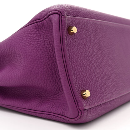 Hermes Togo Kelly Retourne 35 Anemone 9 of 12