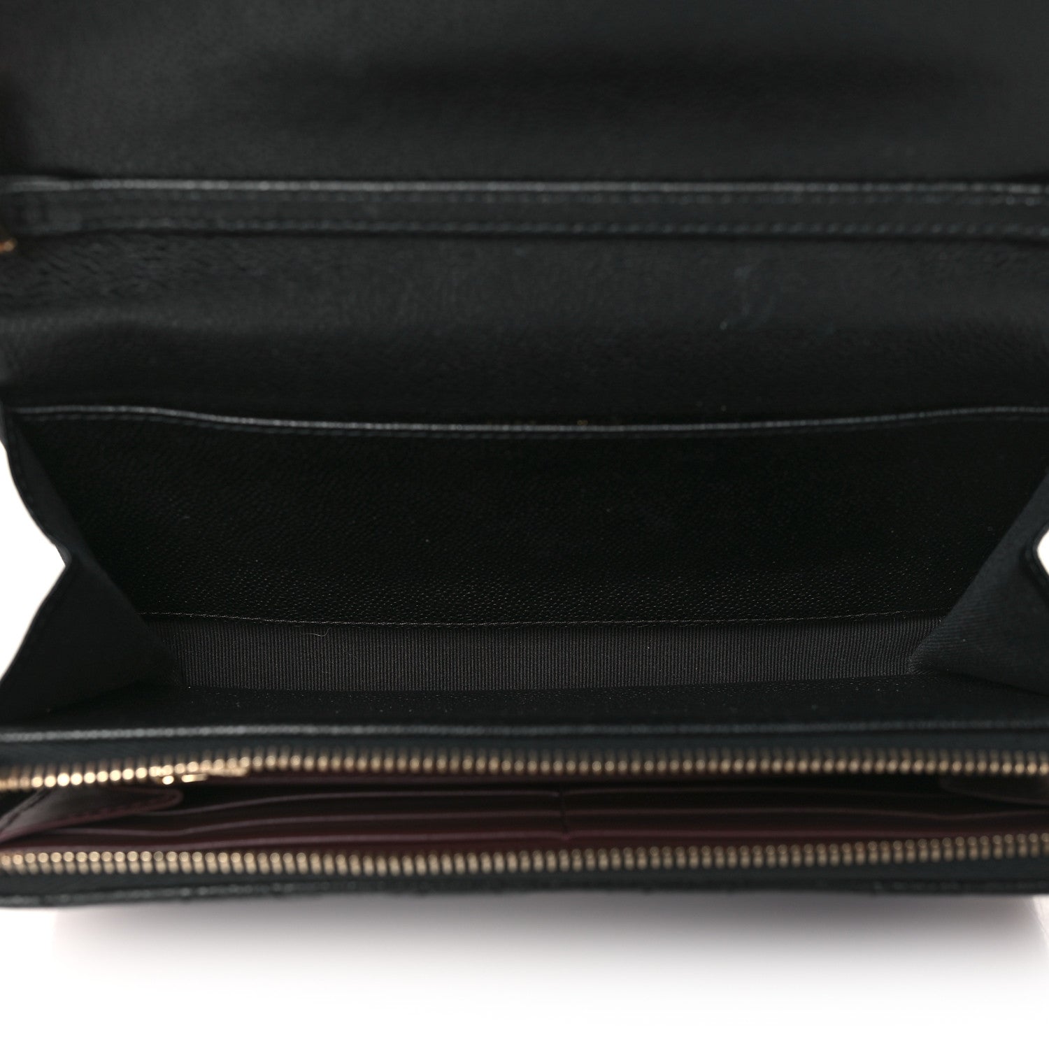 Chanel Caviar Quilted Phone Holder Wallet on Removable Chain Black 6 of 12