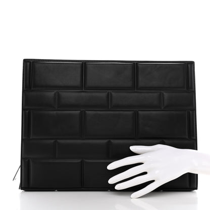 Bottega Veneta Embossed Nappa Laptop Case Black 2 of 6