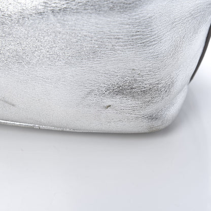 Saint Laurent Metallic Calfskin Small Emmanuelle Bucket Bag Silver 14 of 19