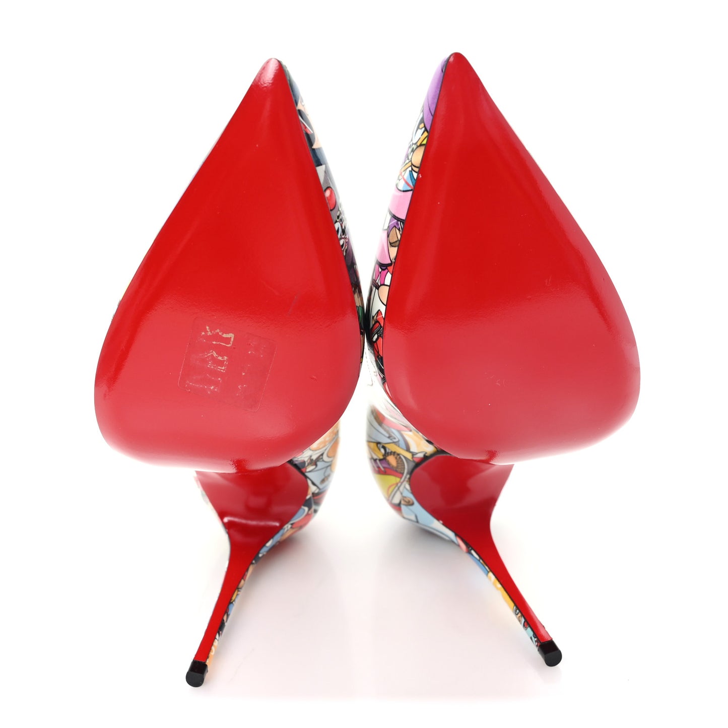 Patent Super Loubi Pigalle Follies 100 Pumps 37 Multicolor