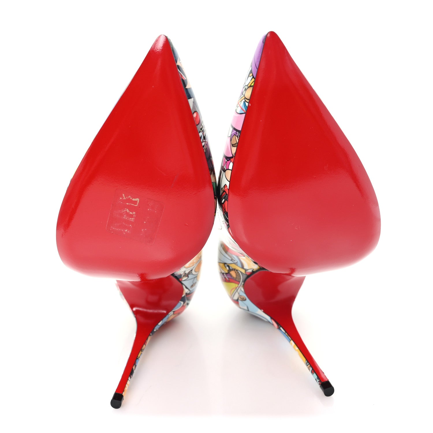 Christian Louboutin Patent Super Loubi Pigalle Follies 100 Pumps 37 Multicolor 6 of 9